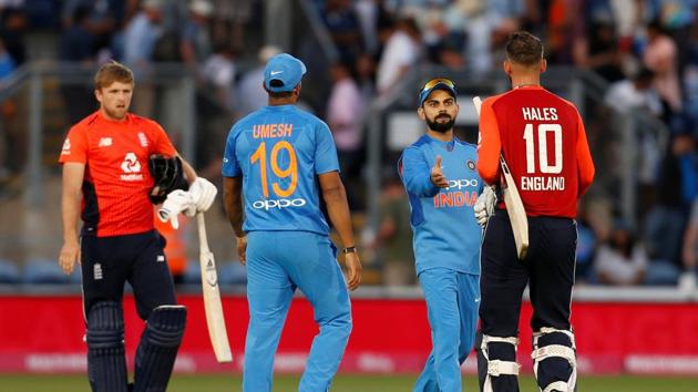 With this victory, the three-match series is level 1-1 with the final match at Bristol on Monday. (REUTERS) With this victory, the three-match series is level 1-1 with the final match at Bristol on Monday. (REUTERS)