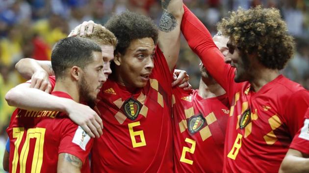 Belgium, which last reached the semi-finals in 1986, will next face 1998 champion France in St. Petersburg. (AP) Belgium, which last reached the semi-finals in 1986, will next face 1998 champion France in St. Petersburg. (AP)