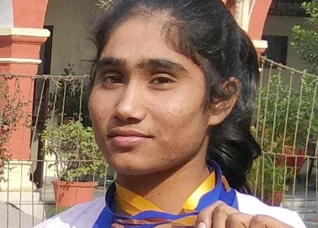 Triple Jumper Renu was born in Haryana but started playing for Punjab after taking admission in Punjab Institute of Sports in 2015. (HT Photo) Triple Jumper Renu was born in Haryana but started playing for Punjab after taking admission in Punjab Institute of Sports in 2015. (HT Photo)