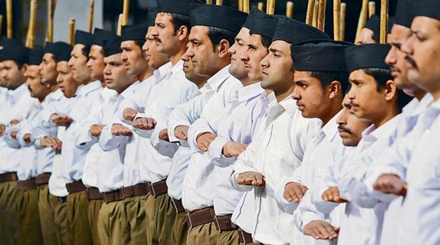 With the latest move, the RSS will have a role in all election-related decision making in 2019. (HT photo) With the latest move, the RSS will have a role in all election-related decision making in 2019. (HT photo)
