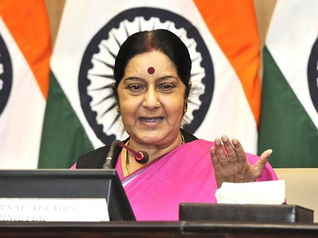 External Affairs Minister Sushma Swaraj(HT Photo)