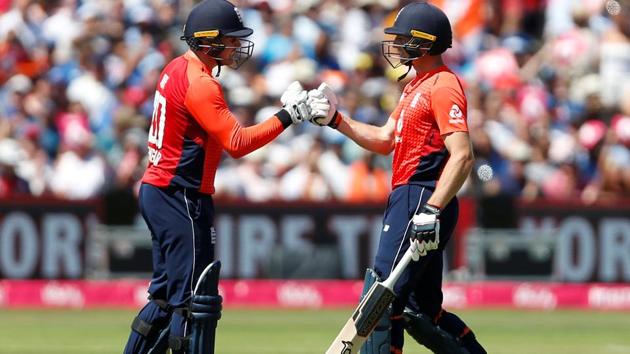 Jason Roy and Jos Buttler provided England with a brilliant start. (REUTERS) Jason Roy and Jos Buttler provided England with a brilliant start. (REUTERS)