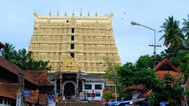 The Padmanabhaswamy Temple in Thiruvananthapuram is one of the richest temples in the country.(HT photo)