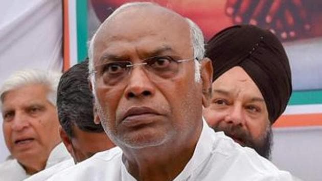 File photo of senior Congress leader Mallikarjun Kharge. (PTI File) File photo of senior Congress leader Mallikarjun Kharge. (PTI File)
