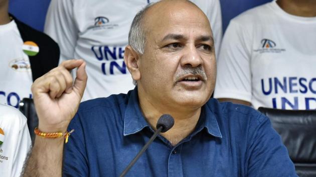 Deputy chief minister Manish Sisodia said that L-G Baijal’s move to appoint the education director was illegal. (Raj K Raj/HT PHOTO) Deputy chief minister Manish Sisodia said that L-G Baijal’s move to appoint the education director was illegal. (Raj K Raj/HT PHOTO)
