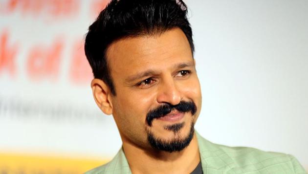 Vivek Oberoi at a press conference in Mumbai.(AFP) Vivek Oberoi at a press conference in Mumbai.(AFP)