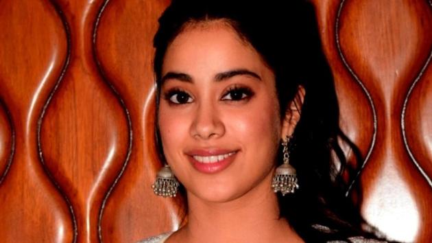 Janhvi Kapoor during the media interaction of Dhadak in Mumbai.(IANS)