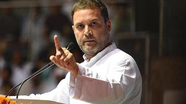The date and venue of Rahul Gandhi’s rally is being finalised, a senior party leader said. (HT File/Raj K Raj) The date and venue of Rahul Gandhi’s rally is being finalised, a senior party leader said. (HT File/Raj K Raj)
