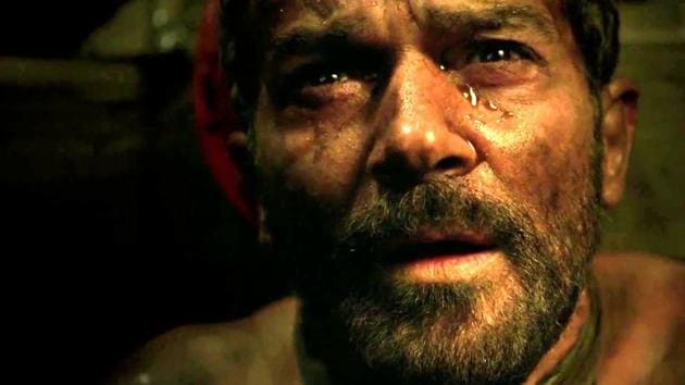 Antonio Banderas in a still from The 33, a drama based on the Chilean miner rescue.