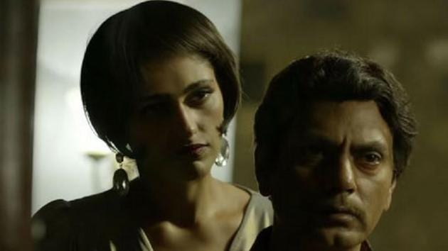 Kubra Sait and Nawazuddin Siddiqui in a still from Sacred Games.