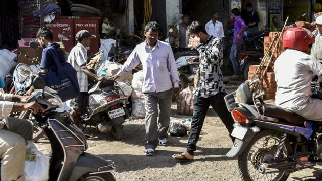 Then a paani-puri vendor outside Mahim station, life took a complete turn for Rajbhar after the deadly attack that forced him to return to his village in Uttar Pradesh with a pair of artificial limbs and a bleak future. (Kunal Patil / HT Photo)