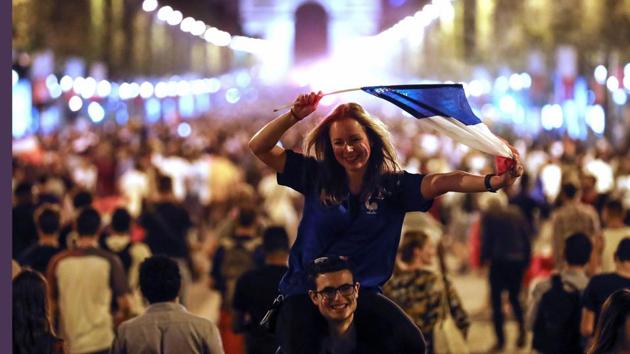 A wave of euphoria swept across France on Tuesday. (AP)