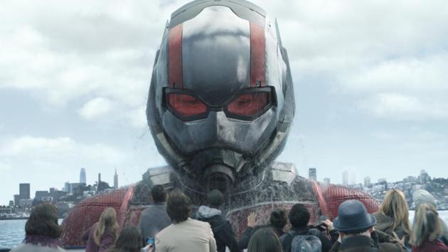 This image released by Marvel Studios shows Paul Rudd in a scene from Ant-Man and the Wasp.(AP)