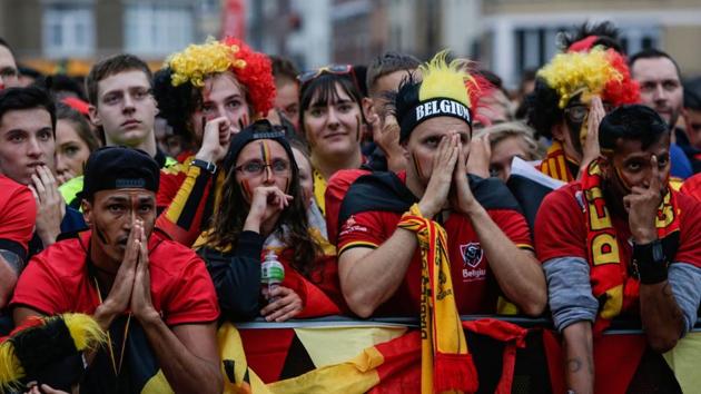 It’s only the second time in history that Belgium have reached the World Cup semi-finals, 32 years after Diego Maradona’s Argentina beat them at the same stage in Mexico in 1986 before going on to win the title. (AFP)