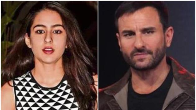 Sara Ali Khan and Saif Ali Khan might be seen together in a Nitin Kakkar film.(HT Photo) Sara Ali Khan and Saif Ali Khan might be seen together in a Nitin Kakkar film.(HT Photo)