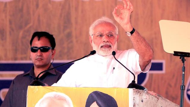 Financially empowered women are a “bulwark against societal evils”, Prime Minister Narendra Modi said on Thursday while interacting with more than one crore women associated with various self-help groups across the country. Underlining the importance of women empowerment, especially in rural areas, Modi said women in the country have huge potential and need to realise their capabilities. (Sanjeev Kumar / HT File) Financially empowered women are a “bulwark against societal evils”, Prime Minister Narendra Modi said on Thursday while interacting with more than one crore women associated with various self-help groups across the country. Underlining the importance of women empowerment, especially in rural areas, Modi said women in the country have huge potential and need to realise their capabilities. (Sanjeev Kumar / HT File)