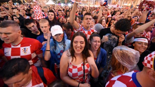 When Ivan Perisic’s equaliser hit the back of the net primal roars of triumph rang from the cafe terraces and through the open windows. (AFP)