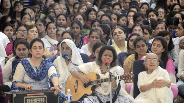 Dada was a spiritual teacher, who taught humanity, vegetarianism and how to live a peaceful life. (RAVINDRA JOSHI/HT PHOTO) 