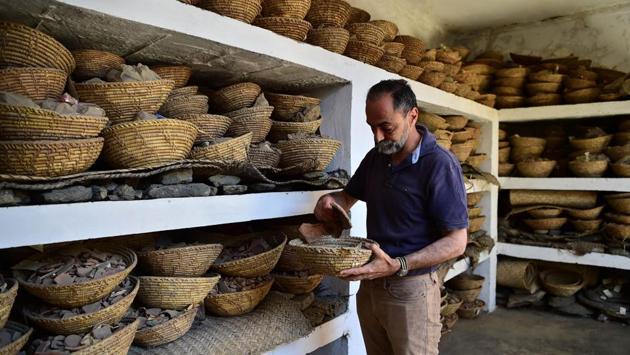 “The landscape was worshipped in itself,” said Luca Maria Olivieri (pictured), the Italian archaeologist who oversaw the restoration of the Buddha. “The pilgrims were welcomed by these protective images, sculptures and inscriptions, arranged along the last kilometres before arriving,” Olivieri explained. (Abdul Majeed / AFP) “The landscape was worshipped in itself,” said Luca Maria Olivieri (pictured), the Italian archaeologist who oversaw the restoration of the Buddha. “The pilgrims were welcomed by these protective images, sculptures and inscriptions, arranged along the last kilometres before arriving,” Olivieri explained. (Abdul Majeed / AFP)