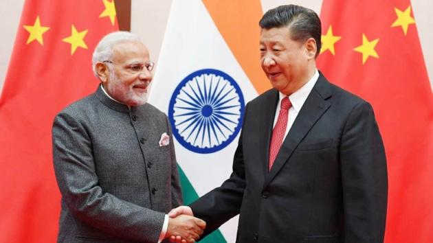 Prime Minister Narendra Modi with Chinese President Xi Jinping during a meeting in June 2018.(Reuters File Photo)