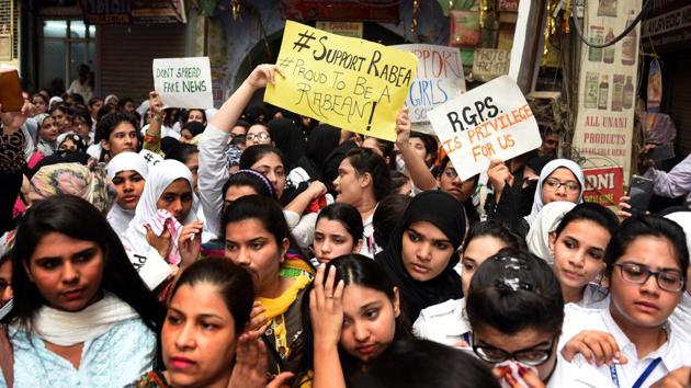 Delhi chief minister Arvind Kejriwal has issued a stern warning to school authorities who allegedly confined 16 kindergarten children in a basement over non-payment of fees and said a probe would be ordered into the matter. He visited the school along with his deputy chief minister Manish Sisodia. (Sonu Mehta / HT Photo) Delhi chief minister Arvind Kejriwal has issued a stern warning to school authorities who allegedly confined 16 kindergarten children in a basement over non-payment of fees and said a probe would be ordered into the matter. He visited the school along with his deputy chief minister Manish Sisodia. (Sonu Mehta / HT Photo)