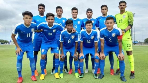 The Indian U-16 football team, who are currently in Thailand on an exposure tour, beat Buriram United’s U-17 side 2-0 on Friday.(AIFF)