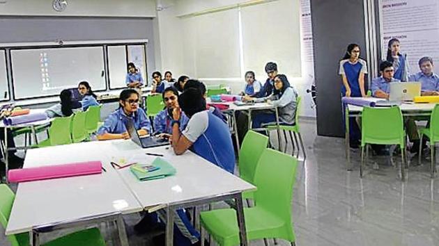The school had invited designs from a batch of 25 students, who were split into groups of four and five.(Photo courtesy: JBCN International School)