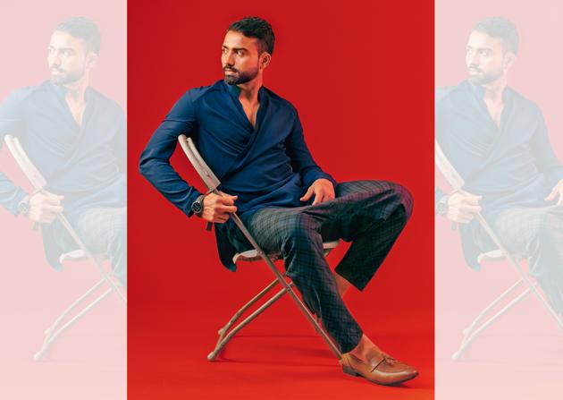 Monu – a farmer’s son and an army man – has rewritten his own life story. On Monu: Shirt and trousers, Rishta by Arjun Saluja; shoes, Alberto Torresi; watch, Rado; Make-up and hair: Leeview Biswas ; Art direction: Amit Malik(Photos shot exclusively for HT Brunch by Farhan Hussain)