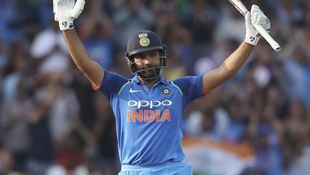 Rohit scored his 18th century as India sealed the deal with 59 balls to spare. (AP)
