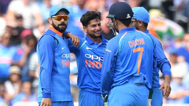 Jos Buttler (53) and Ben Stokes then threatened to take the game away from India but Kuldeep removed the England vice-captain in the 39th over to put the visitors in control. (AFP)