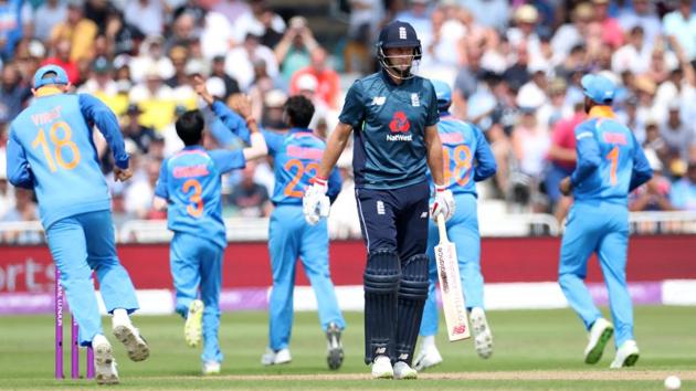 Joe Root, who was dropped for the third T20 at Bristol, could manage just 3(6). (REUTERS)