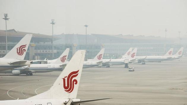 Air China planes parked at the Beijing Capital International Airport on April 6, 2017.(AFP file photo) Air China planes parked at the Beijing Capital International Airport on April 6, 2017.(AFP file photo)