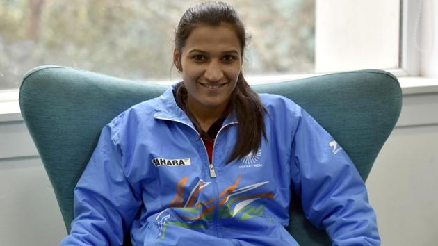 Rani Rampal is currently the skipper of the Indian women’s hockey team.(Sonu Mehta/HT PHOTO)