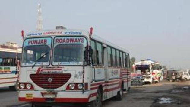 Police said the arrested accused was deployed as a driver of Punjab Roadways bus. (HT File) Police said the arrested accused was deployed as a driver of Punjab Roadways bus. (HT File)