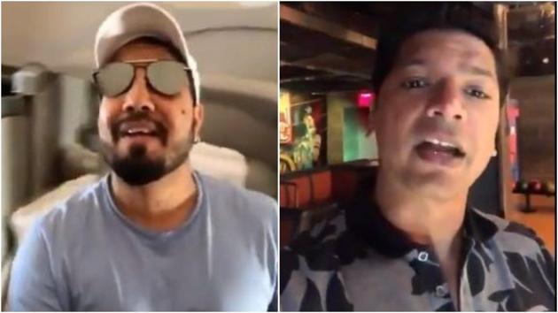 Mika Singh is setting trends and Shaan knows he needs to follow them. (Twitter) Mika Singh is setting trends and Shaan knows he needs to follow them. (Twitter)