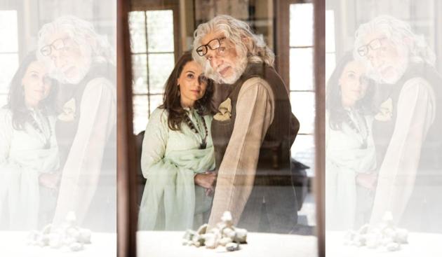 Meera and Muzaffar Ali have been married for more than 25 years, and share both a personal relationship and a creative partnership (On Meera: Chanderi and chikan embroidery ensemble, Kotwara; On Muzaffar: Classic hand quilted waistcoat on matka silk, Kotwara)(Hari Nair)