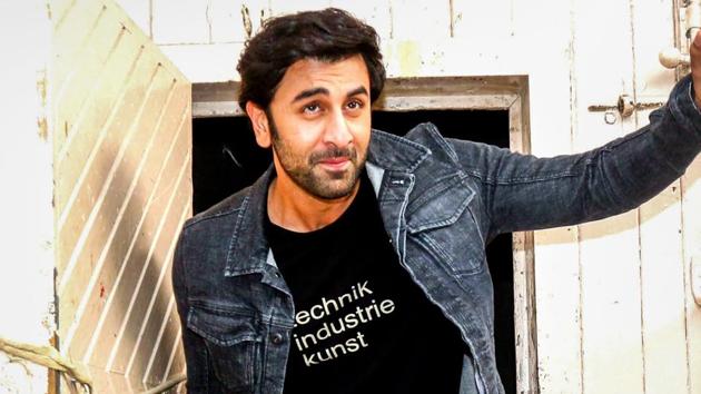 Bollywood actor Ranbir Kapoor promotes Sanju in Mumbai.(PTI)