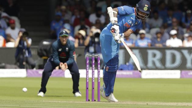 India's Shikhar Dhawan hits a shot. (AP)