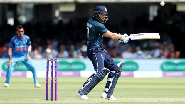 England's Jonny Bairstow in action. (REUTERS)