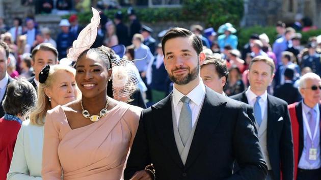 Serena Williams’s husband Alexis Ohanian saluted the 36-year-old tennis star battling back from life-saving surgery to get within touching distance of an eighth Wimbledon title.(Twitter)