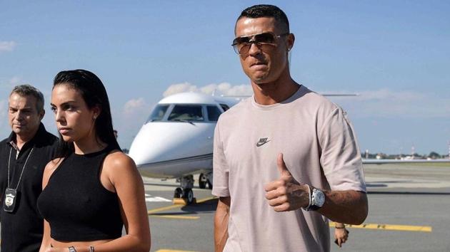 20,000 fans were expected to greet Cristiano Ronaldo at the airport. (Twitter) 20,000 fans were expected to greet Cristiano Ronaldo at the airport. (Twitter)