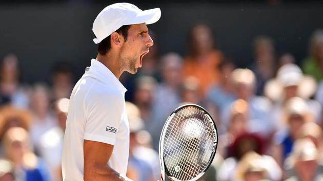 Djokovic was at his very best from the word go, winning the first set 6-2. (AFP)