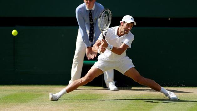 The Serbian continued to play brilliantly and took the second set 6-2. (REUTERS)