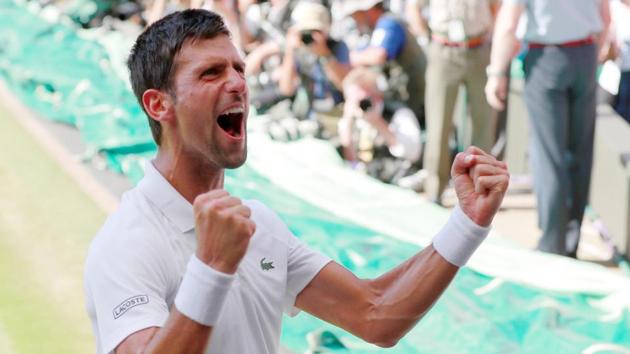Djokovic added the 2018 Wimbledon title to his wins in 2011, 2014 and 2015 as he became the lowest-ranked champion since Goran Ivanisevic in 2001. (REUTERS)