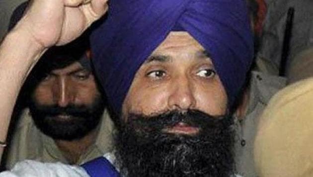 Balwant Singh Rajoana, a convict on death row for the assassination of the then Punjab chief minister Beant Singh in 1995. (HT File) Balwant Singh Rajoana, a convict on death row for the assassination of the then Punjab chief minister Beant Singh in 1995. (HT File)