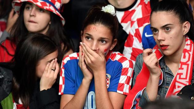 Croatia, with a population of only 4.2 million people, were not among the favourites at the start of the tournament. (AFP) 