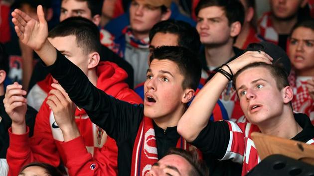 Croatia will on Monday stage a welcoming party for the soccer team in Zagreb. Thousands of Croat fans are expected to come to the main Zagreb square in the early afternoon when the players are due to arrive.  (AFP) 