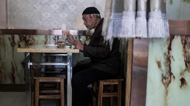 The Hui number nearly 10 million, half of the country’s Muslim population, according to 2012 government statistics. In Linxia, they have historically been well integrated with the ethnic Han majority, able to openly express their devotion and centre their lives around their faith. (Johannes Eisele / AFP) The Hui number nearly 10 million, half of the country’s Muslim population, according to 2012 government statistics. In Linxia, they have historically been well integrated with the ethnic Han majority, able to openly express their devotion and centre their lives around their faith. (Johannes Eisele / AFP)