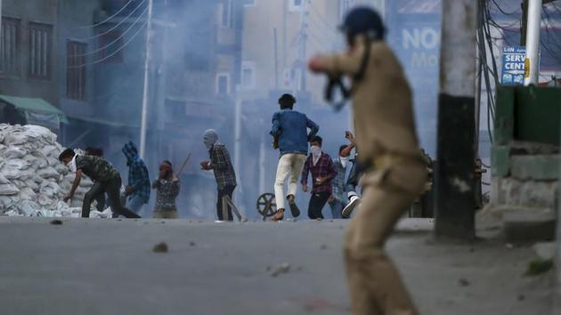 Thirteen teachers of a private school in north Kashmir’s Baramulla town were detained last week for allegedly ‘glorifying militancy’ and motivating students to become militants. Videos on social media showed 13–14-year-old boys being encouraged to act as militants in the forests of Zandafaran, where they had gone for a school excursion in the first week of July. (AP File) Thirteen teachers of a private school in north Kashmir’s Baramulla town were detained last week for allegedly ‘glorifying militancy’ and motivating students to become militants. Videos on social media showed 13–14-year-old boys being encouraged to act as militants in the forests of Zandafaran, where they had gone for a school excursion in the first week of July. (AP File)