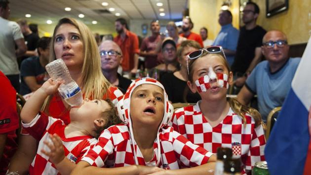 Their progress to the final gripped the imagination of the Balkan nation and members of the Croatian diaspora living in countries from Germany to Australia. (AP) 